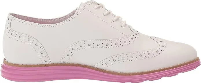 Cole Haan ORIGINALGRAND Wingtip II Oxford Optic White/Cyclamen Low Top Sneakers